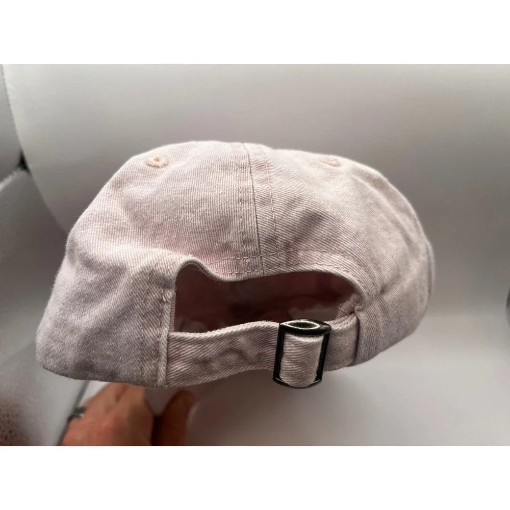 Express Women's Baseball‎ Cap Hat Light Pink Champagne Problems Embroidered